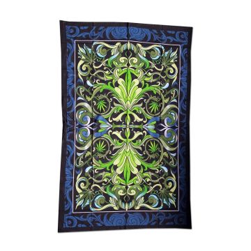 Wandkleed Big Leaf (Black Leaf) 140 x 220 cm