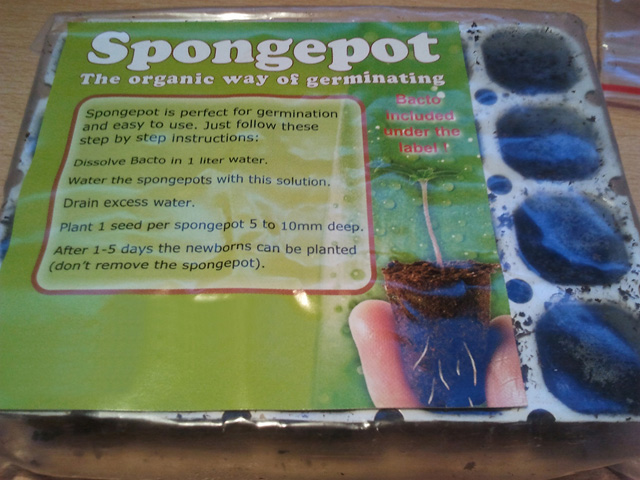Wietzaadjes Ontkiemen met de Spongepot